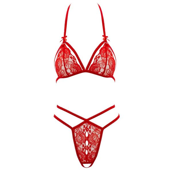 Cottelli Lace Set Red