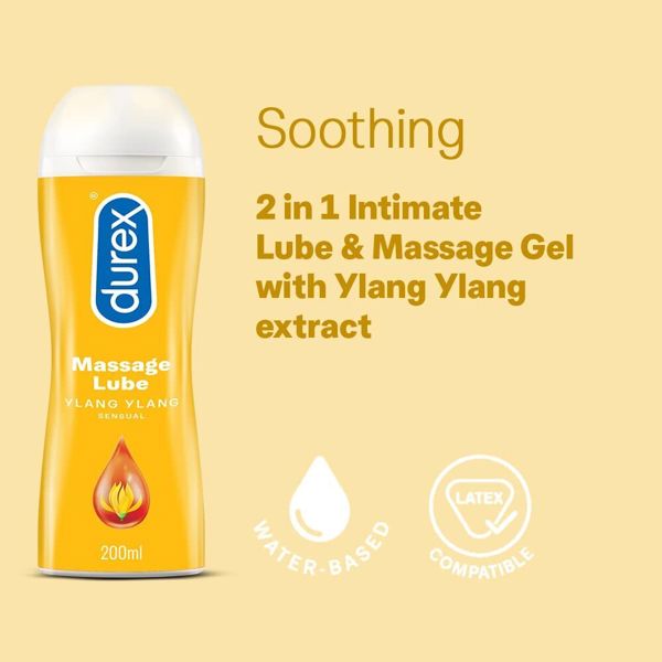 Durex Massage Lube Ylang Ylang Sensual 200ml