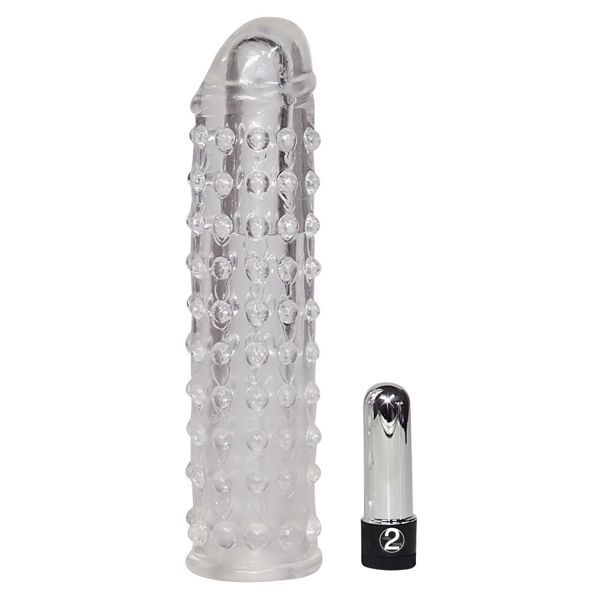 Clear Vibrating Penis Sleeve