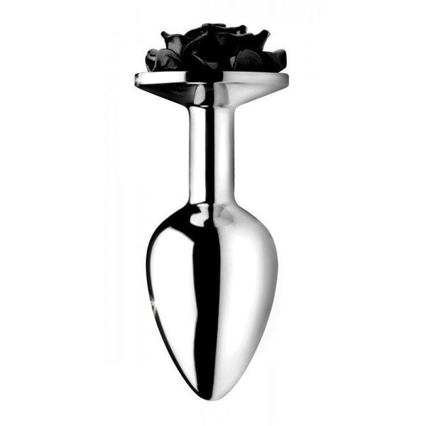 XR Booty Sparks Black Rose Anal Plug Large