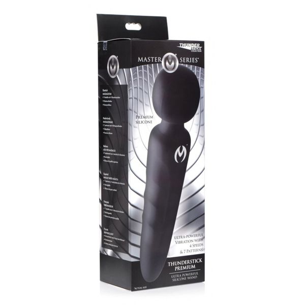 Master Series Thunderstick Premium Ultra Powerful Silicone Wand