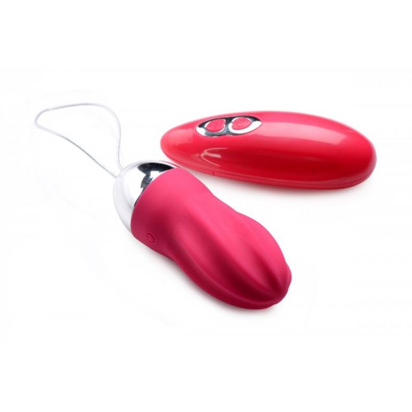 XR 36X Swirled Vibrating Remote Control Egg