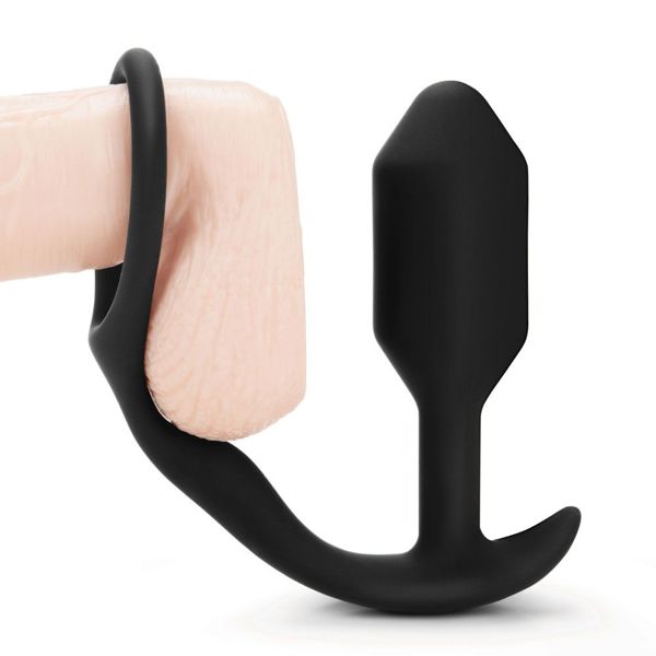 bVibe Snug And Tug Anal Plug And Cock Ring