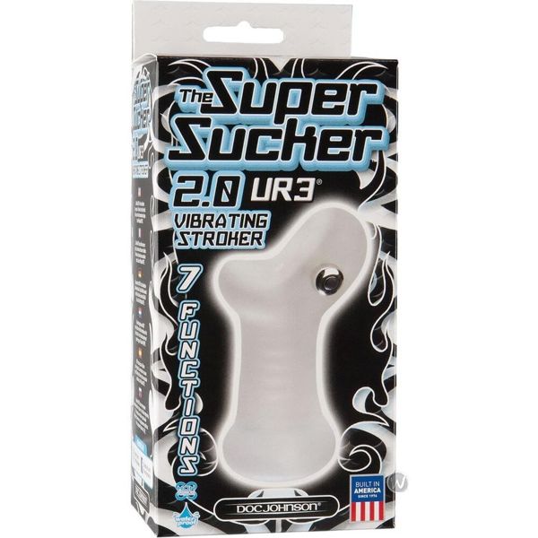 The Super Sucker Ribbed Waterproof Stroker Masturbator