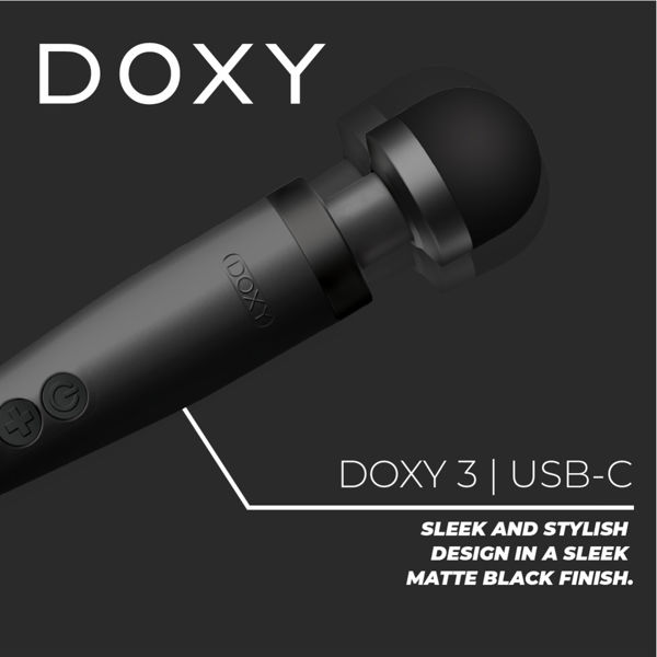 Doxy Wand 3 Black USB Powered