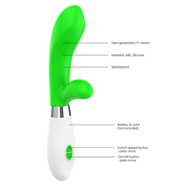 Luminous Achilles Ultra Soft Clit Stim Vibe Green