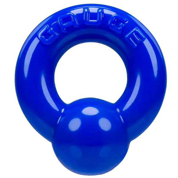 Oxballs Gauge Super Flex Cock Ring Police Blue