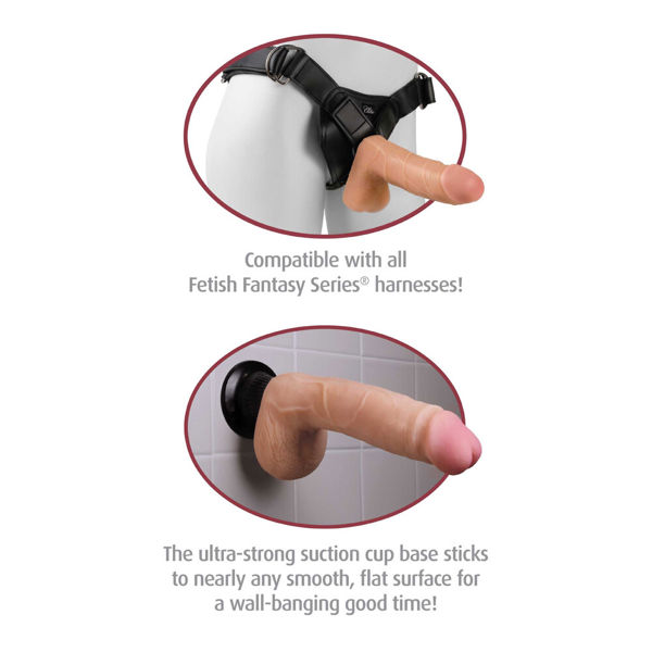 Real Feel Deluxe No 6 Flesh Penis Vibrator