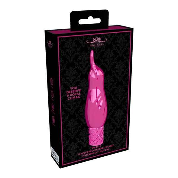 Royal Gems Sparkle Rechargeable Bullet Pink