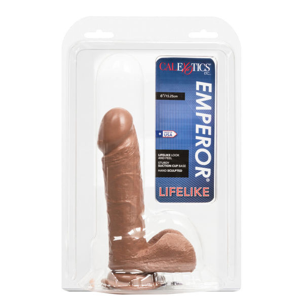 Emperor Brown 6 Inch Realistic Dildo