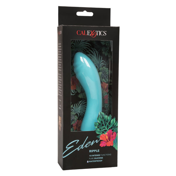 Eden Ripple Silicone GSpot Vibrator Waterproof 6 inch