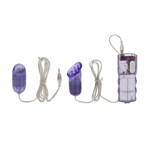 Double Play Vibrating Egg And Clitoral Stimulator