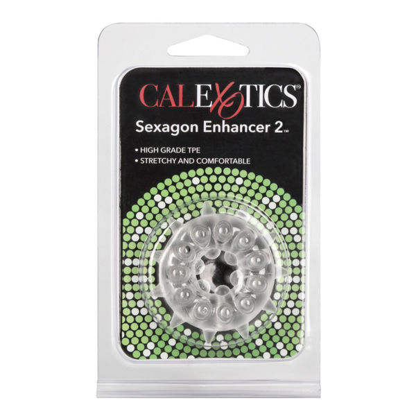 Sexagon Enhancer 2 Clear Cock Ring