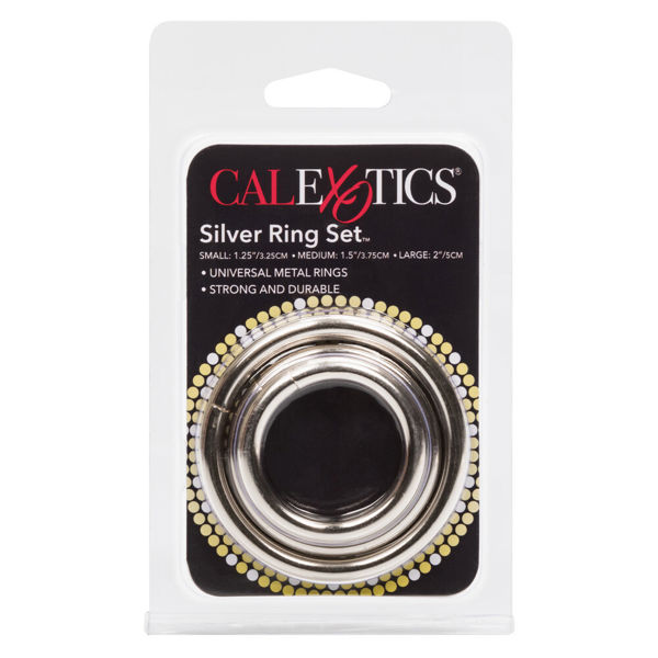 3 Piece Silver Ring Set