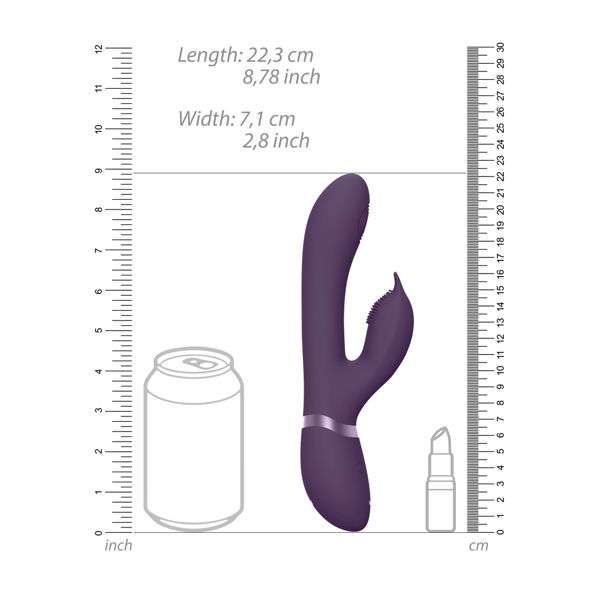 Vive Aimi Pulse Wave And Vibrate G Spot Vibrator Purple