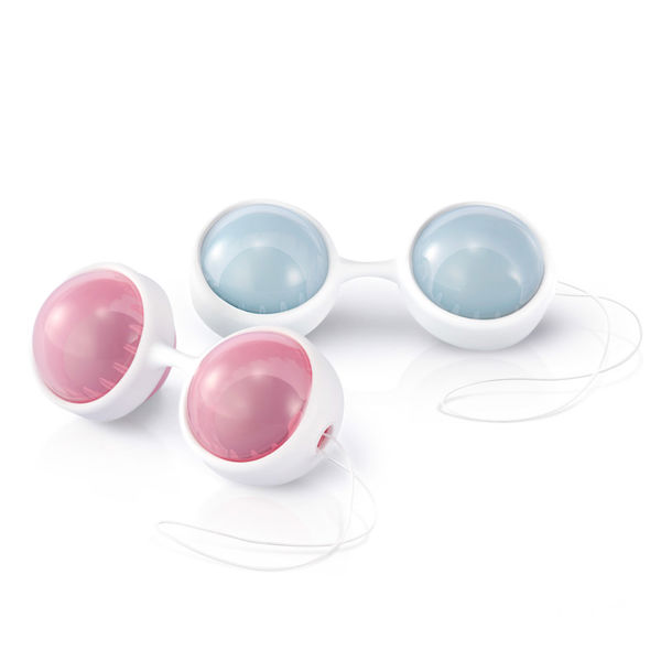 Lelo Luna Mini Beads Pink And Blue