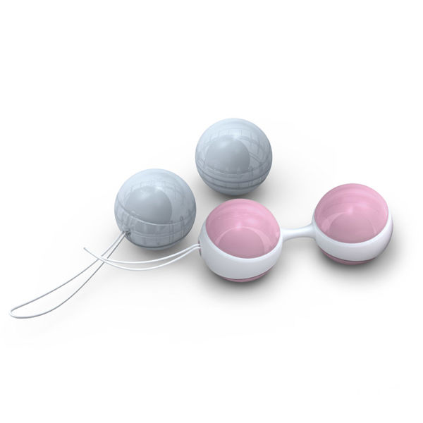 Lelo Luna Mini Beads Pink And Blue