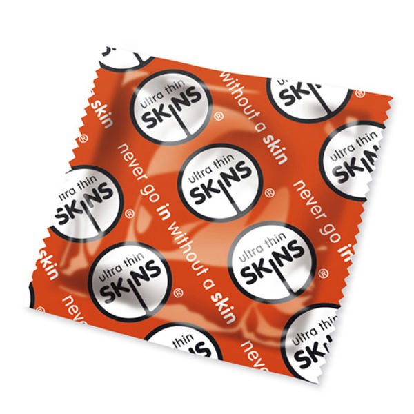 SkinsCondoms Ultra Thin x50 (Red)