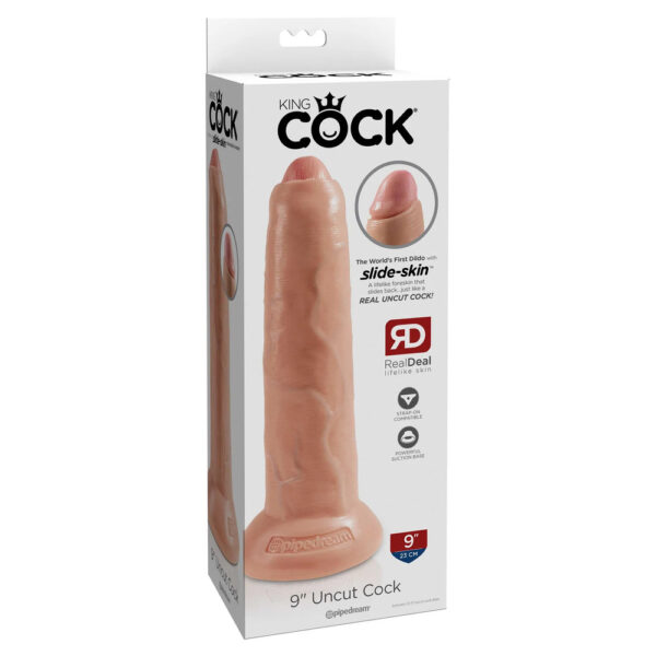 King Cock 11 Inch Squirting Cock With Balls Flesh